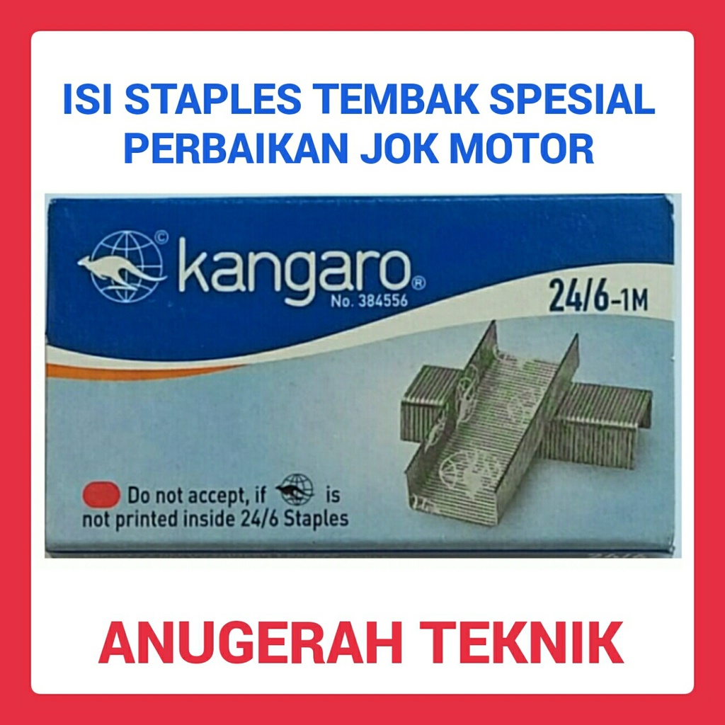 

Isi Stapler Besar/Isi Jepretan/Isi Hekter / Necis / Staples No 3 isi 24/6 Kangaro