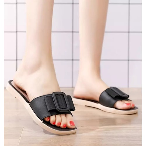 Sendal Sandal Swndal Sedal Samdal Teplek Flat Wanita Terbaru Murah Kekinian Trendi Trendy 2022 HM62