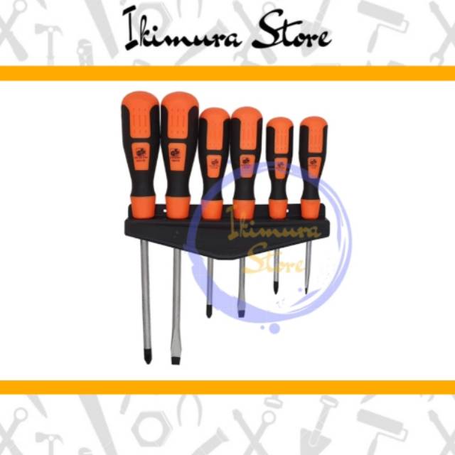 Obeng Set 6pcs / Screwdriver Set 6 pcs NANKAI