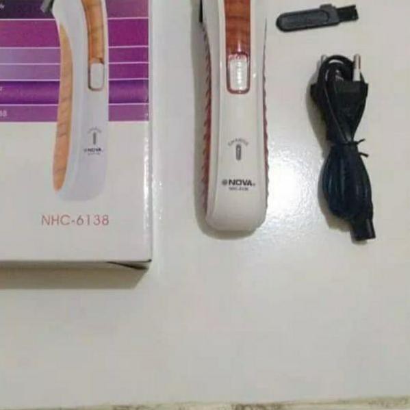 ➬ Alat Cukur Rambut Kumis Jenggot Nova NHC 6138 / Hair Clipper Nova / Mesin Cukur Nova ✳