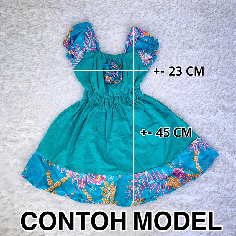 DRESS RAYON TIPE SMOKE MAWAR SIZE S / KAIN UTUH ADEM NYAMAN ENAK MURAH ANAK CEWEK PEREMPUAN DASTER