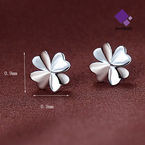 Anting Stud 925 Sterling Bentuk Bunga Untuk Wanita