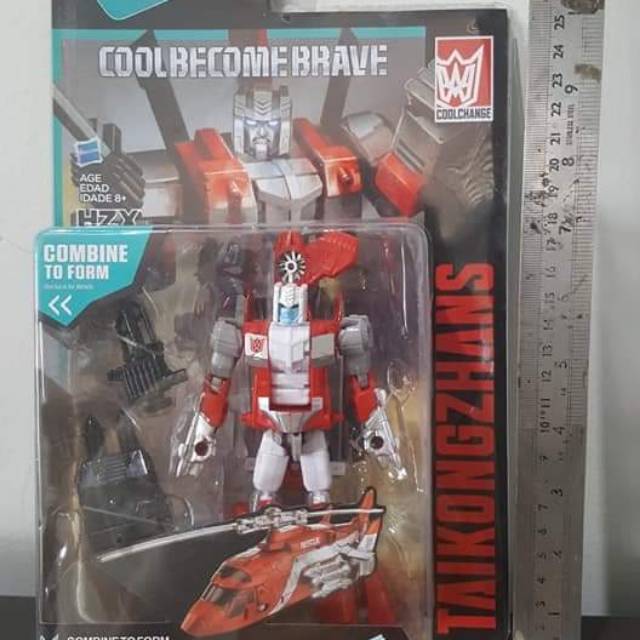 Mainan action figure transformers
Transformer Coolbecomebrave box
protectobot blades
Taikongzhan