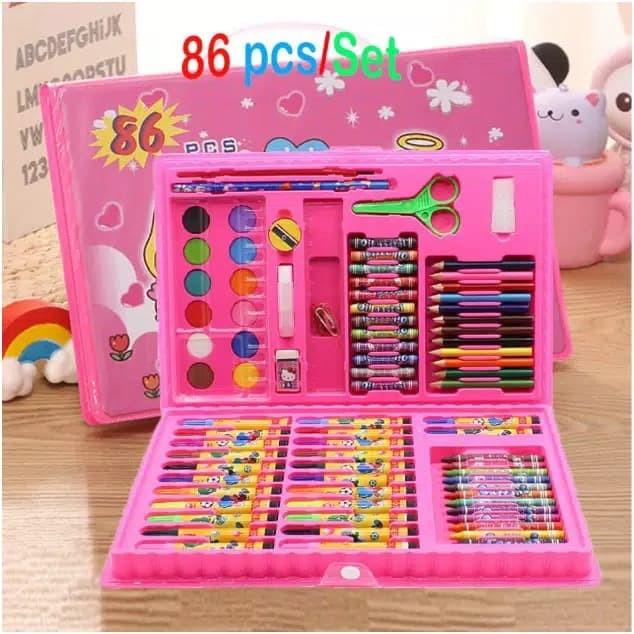 Crayon set/Crayon Full/Crayon Set 86pcs/Pensil Warna