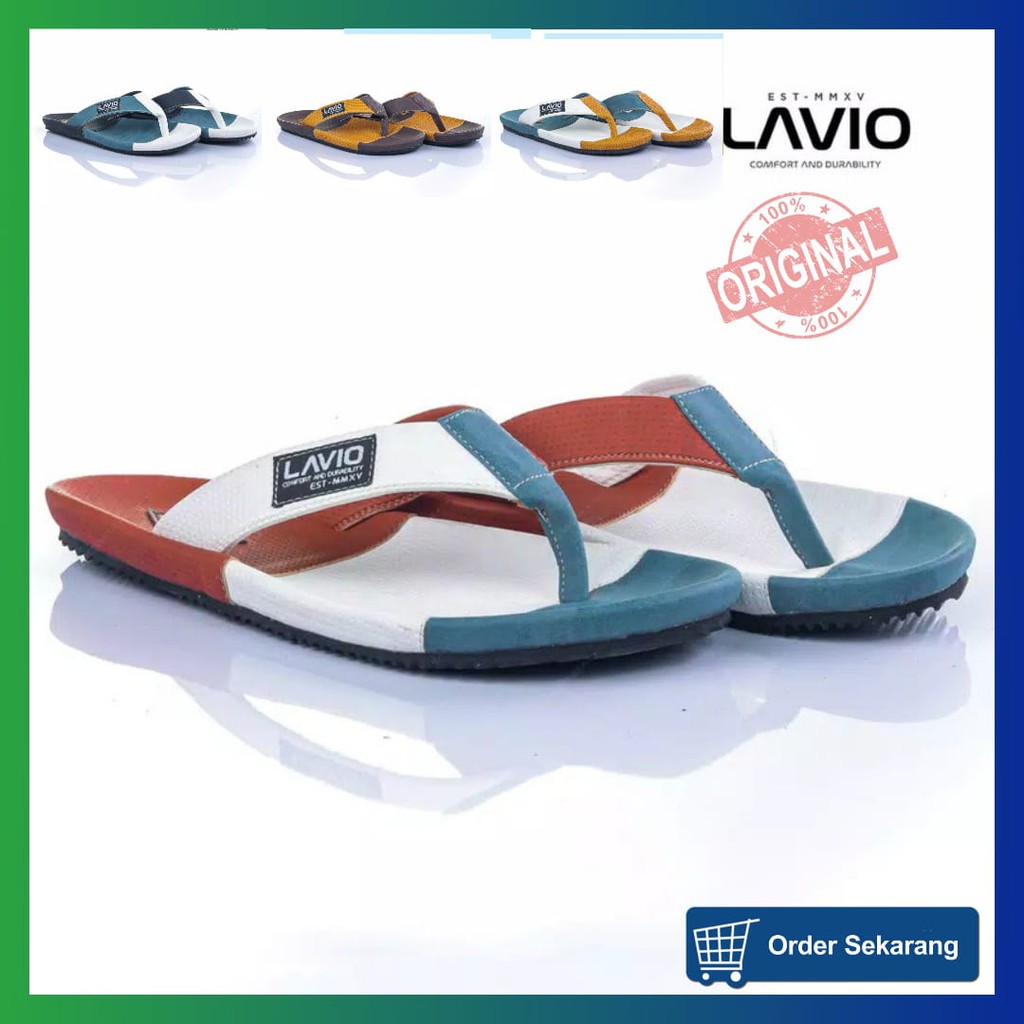 Sandal Distro Pria Original Terbaru dan Keren Kualitas Original Lavio Snake Model Terbaru dan Trendi