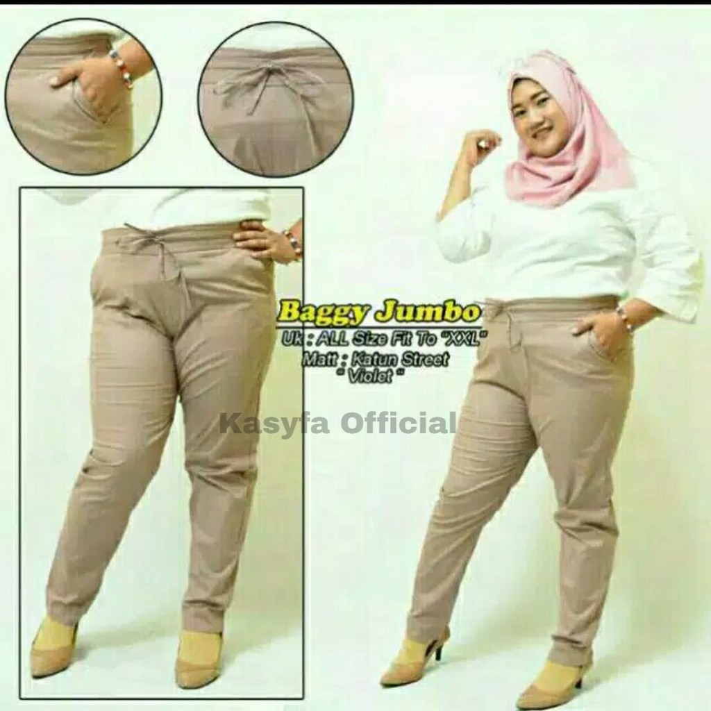 CELANA HAREM KATUN WANITA JUMBO XXL