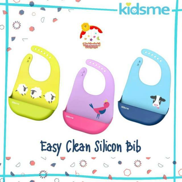 Kidsme Easy Clean Silicone Bib