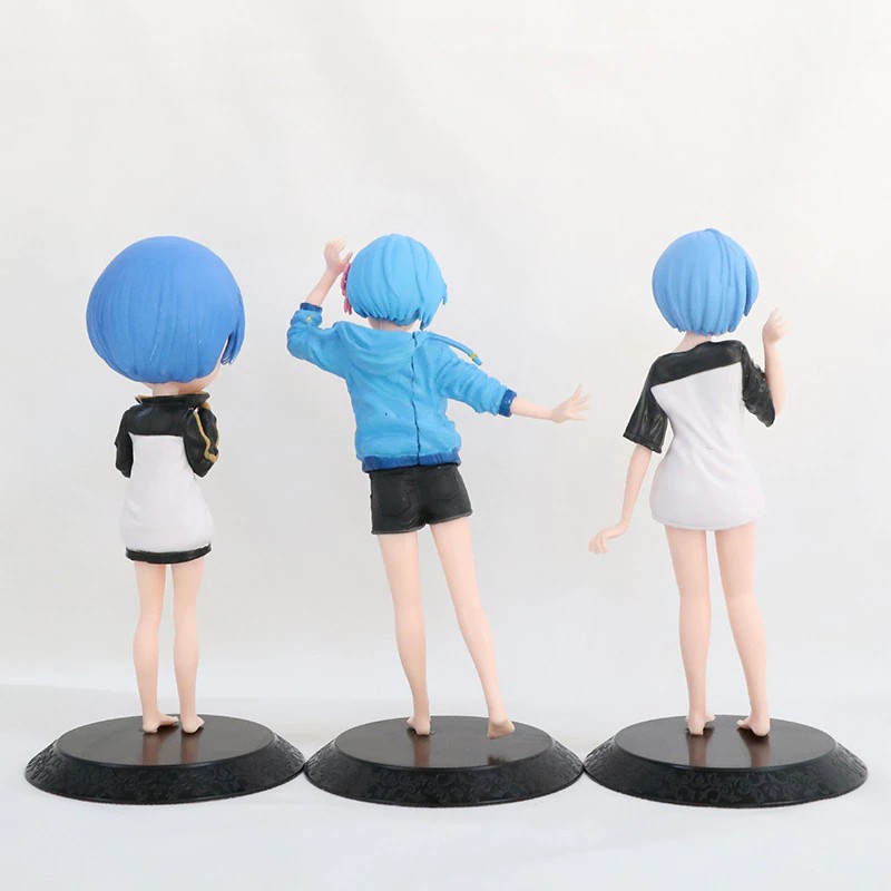 Figure Rem Re Zero Re Life In A Different World From Zero Casual set 3 pcs