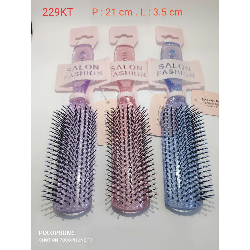 SISIR RAMBUT KOREA BESAR TRANSPARANT MEWAH PREMIUM ANTI RONTOK