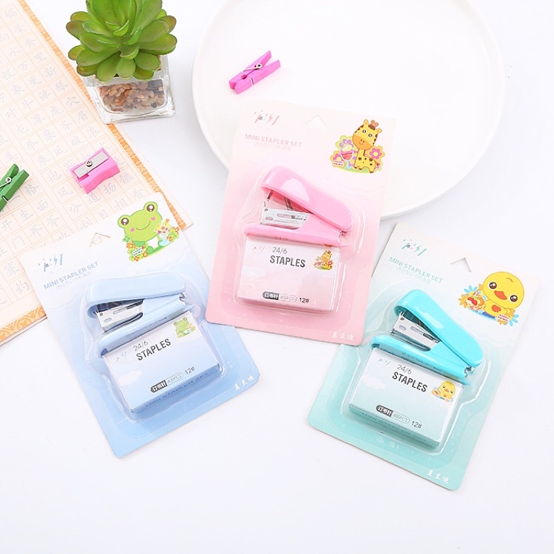 

Staples Mini Warna / Stapler Mini / Hekter + ISI