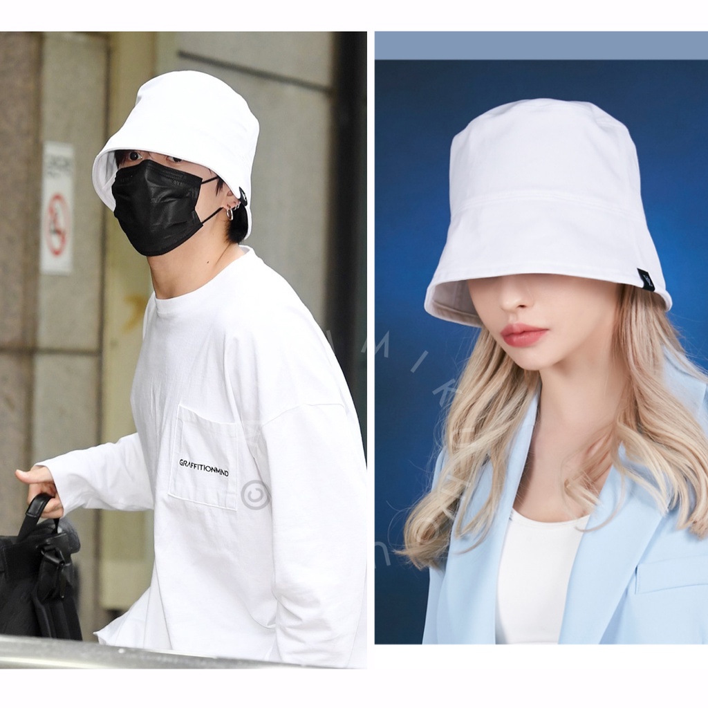 BTS Jungkook(JK) MusicBank VARZAR Label Drop Over Fit Bucket Hat