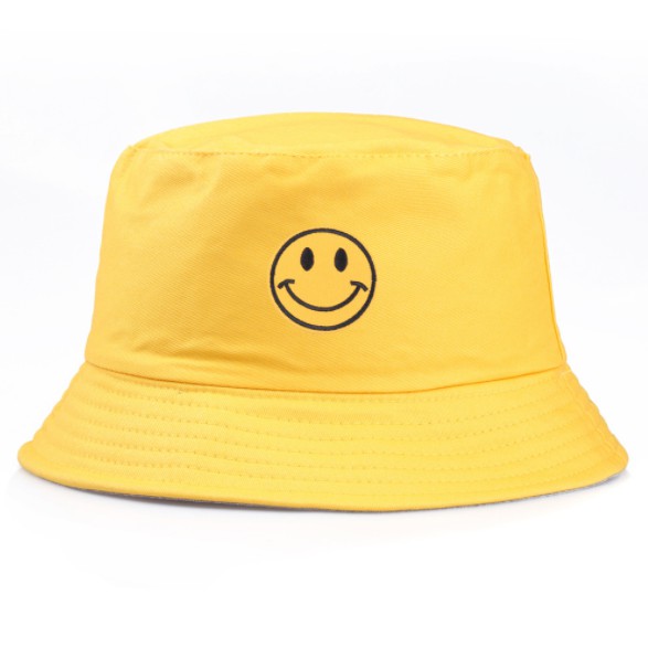 BHSM bucket hat import smile bordir topi summer fisherman korea kpop idol