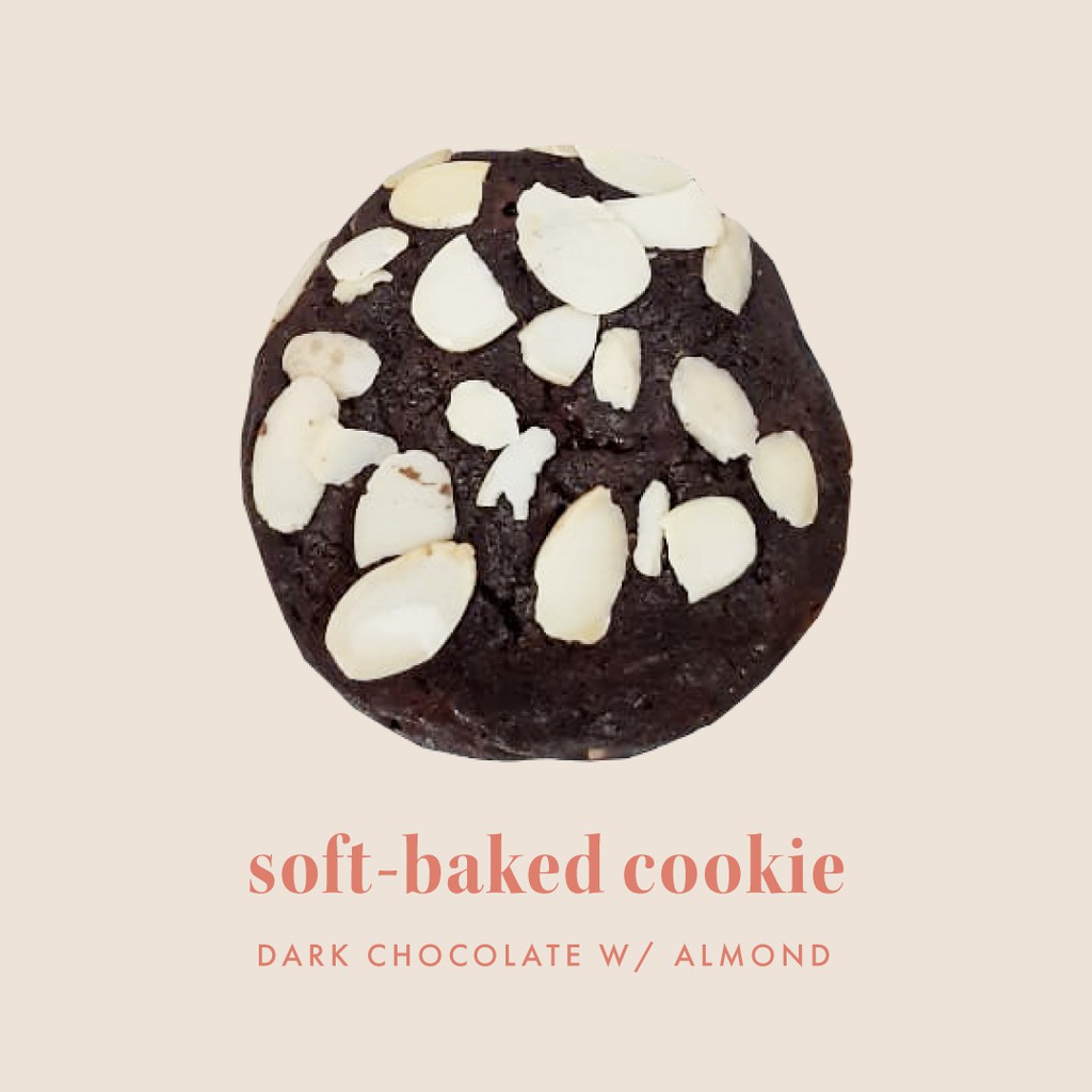 

Soft-baked Cookie | Dark Chocolate w/ Almond