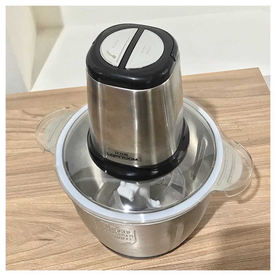 Penggiling Daging hundred kitchen Grinder Food Processor 3 L 4 mata pisau