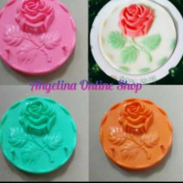 Stok banyak o6 Cetakan Bunga Mawar Tangkai/Cetakan Puding Bunga Mawar Jumbo JB Kirim Sekarangー