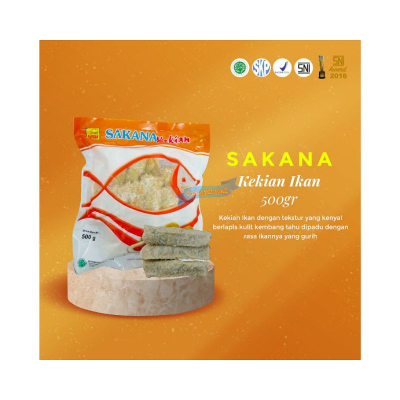 

KEKIAN IKAN SAKANA / CEMILAN IKAN / LAUK PAUK / FROZEN FOOD / SAKANA FOOD