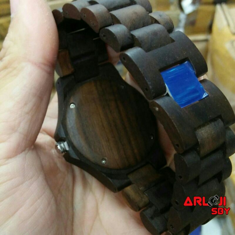 [ COD -ORIGINAL ] Jam tangan kayu BEWELL analog pria original /FULL KAYU