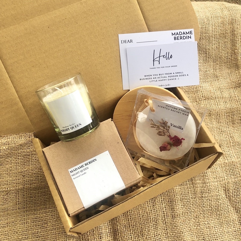 

⚡BIG SALE NATAL⚡Gift Set Scented Candle Extra Sachet Wax | Hampers Reed Diffuser Wedding Gift | Kado Ultah Nikah | Wedding Hampers