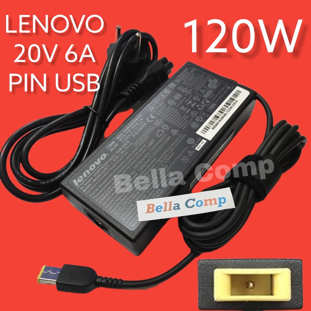 AC Adapter Charger For Lenovo SA10J20140 00PC727 G510 B4030 C5030 PA-1121-72 ADP-120TH B 20V 6A 120W USB