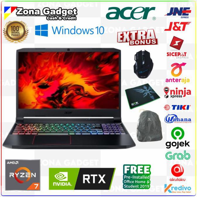 Laptop Acer Nitro 5 An515 Ryzen 7 5Th 16Gb-512Gb Ssd Vga Rtx3060 Ohs