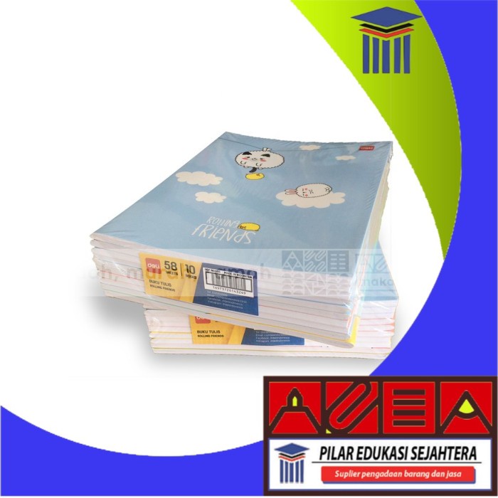 

BUKU TULIS DELI / 58 LEMBAR (1 PACK) MURAH