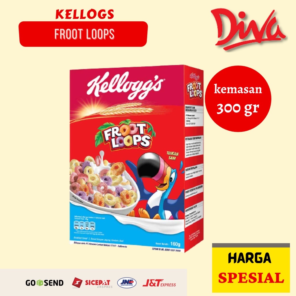 

[300gr] Kellog's Froot Loops / Kellogs Cereal