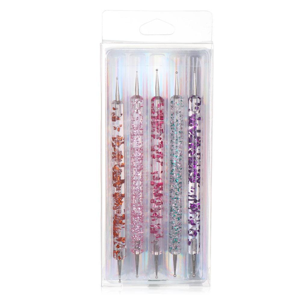 Lily 5Pcs Dotting Pen Fashion 2arah Lukisan Profesional