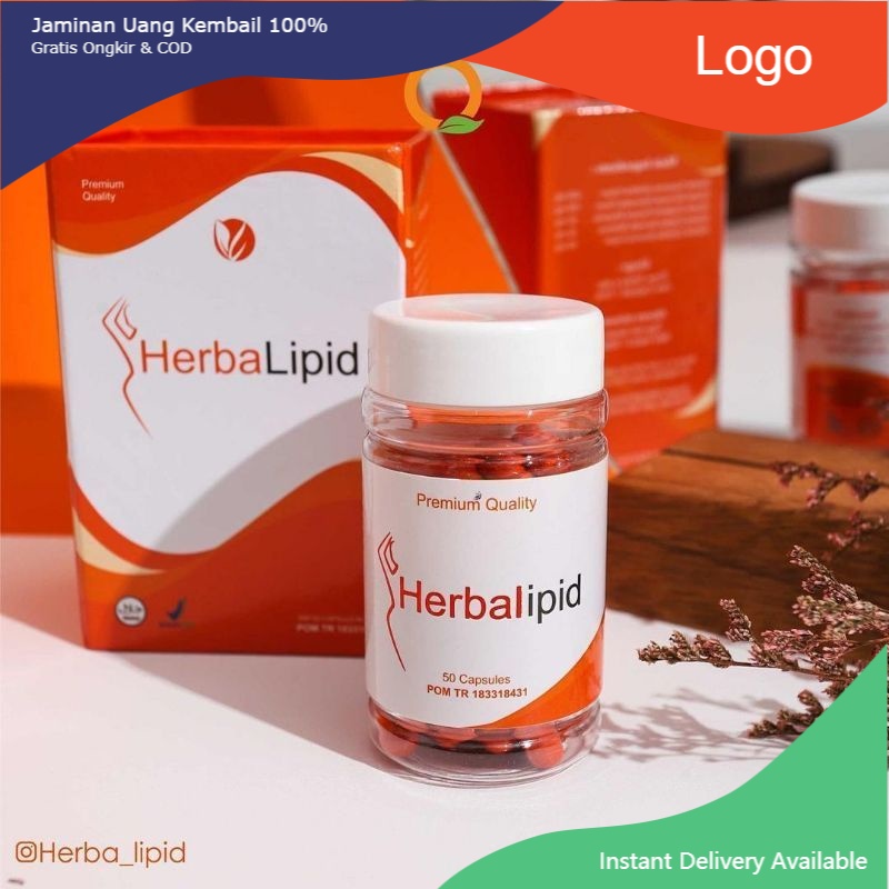 Herbalipid Slimming BPOM & HALAL Original Obat Pelangsing Badan Tubuh Penurun Berat Asli Diet Herbal
