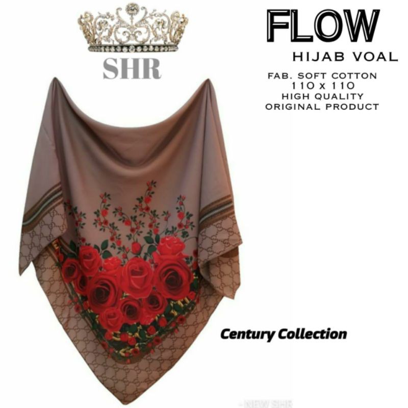 flow hijab voal