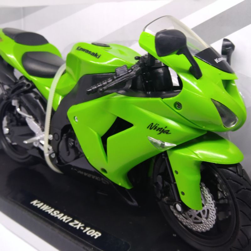 diecast miniatur motor Kawasaki ninja ZX - 10R original