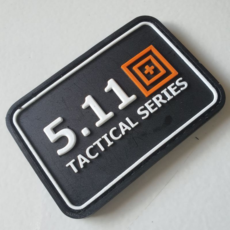 PATCH RUBBER LOGO LIMA SEBELAS TACTICAL/TEMPELAN EMBLEM KARET VELCRO