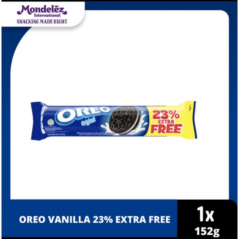 

oreo biskuit original rasa vanilla 133gram promo extra