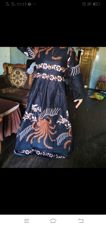 Maura Couple - Sania Ruffle Batik Couple Ori Ndoro Jowi Garansi Termurah Shopee - Ahy