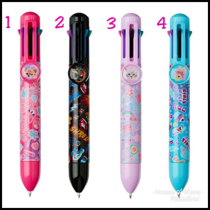

Caramel | Smiggle Stylin Rainbow Pen - Pulpen Warna Smiggle