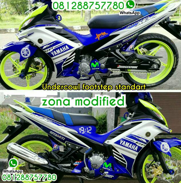 Undercowl Atau Cover Mesin Jupiter Mx New 135 Lc Footstep Standart Shopee Indonesia