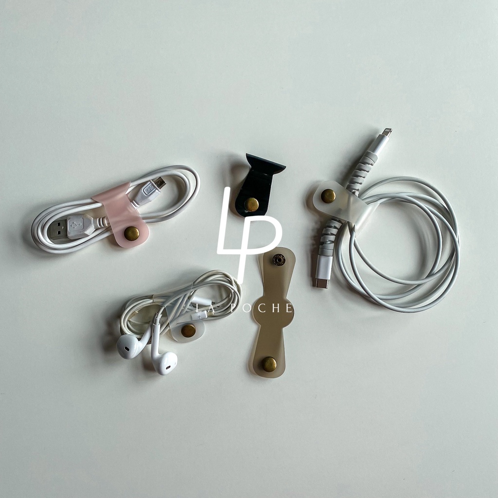 LOTUS Cable Tie Charger Organizer Strap Cord Clip Penggulung Pengikat Kabel Klip Perapih Pengikat Masker Penjepit Clip Mask