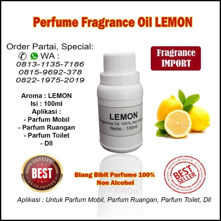 Bibit Biang Parfum Aroma Lemon 100Ml / Parfum Lemon / Pengharum Lemon