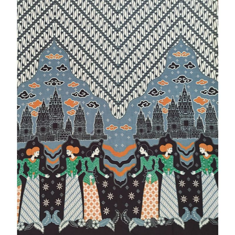 KAIN BATIK SOLO MOTIF BU TEJO CANDI ALUSAN 22.AM