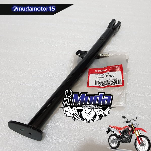 STANDAR SAMPING CRF150L CRF 150 LOKAL 50530-K84-900 BAR COMP SIDE STAND JAGANG JAGRAK ORI GINAL