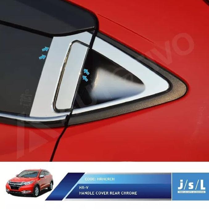 handle / handel pintu belakang chrome jsl honda hrv megaor13