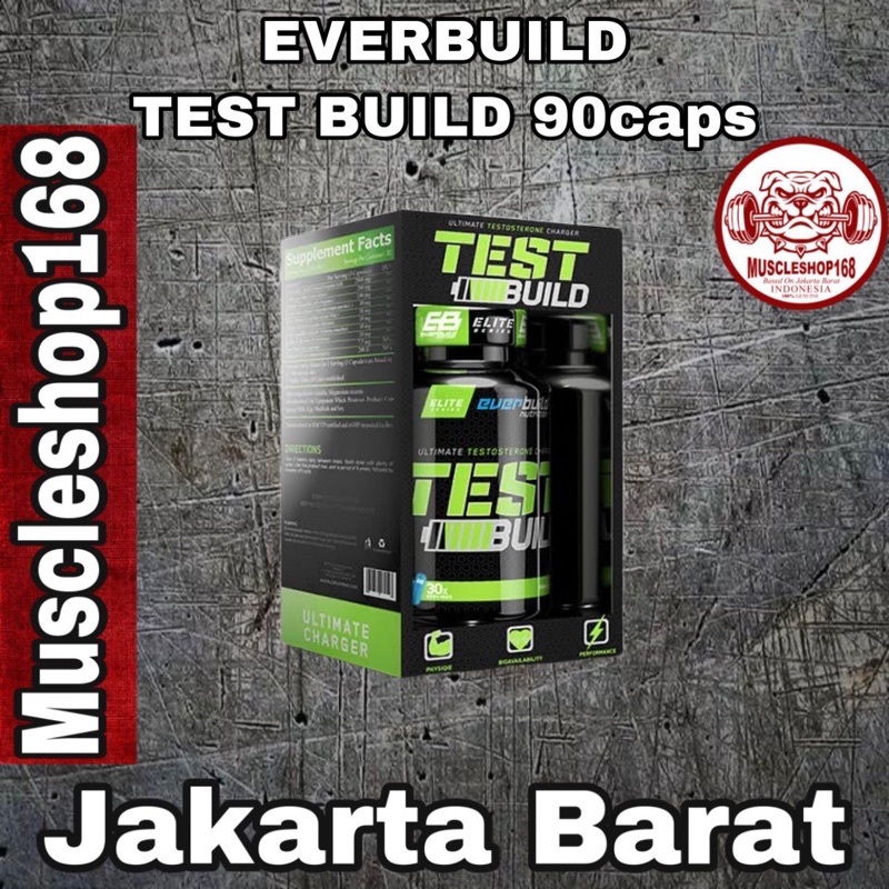 Everbuild Nutrition Test Build 90Caps Testoterone Booster Testobooster