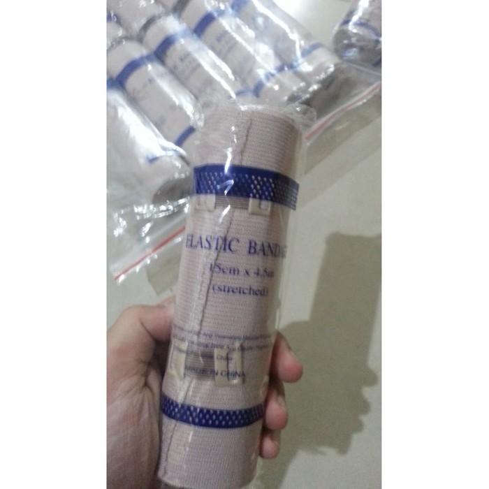 Elastic Bandage 6 Inch Perban Elastis 15 cm x 4.5m Perban Lutut Tangan - BA6