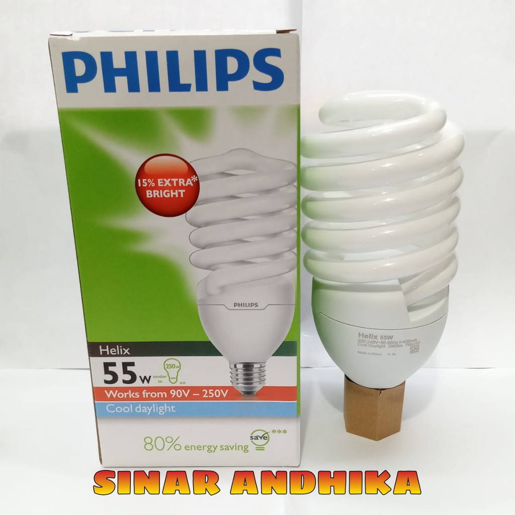 LAMPU PHILIPS HELIX 55 WATT