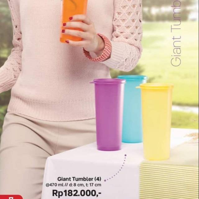 TUPPERWARE TUMBLER / BOTOL MINUM