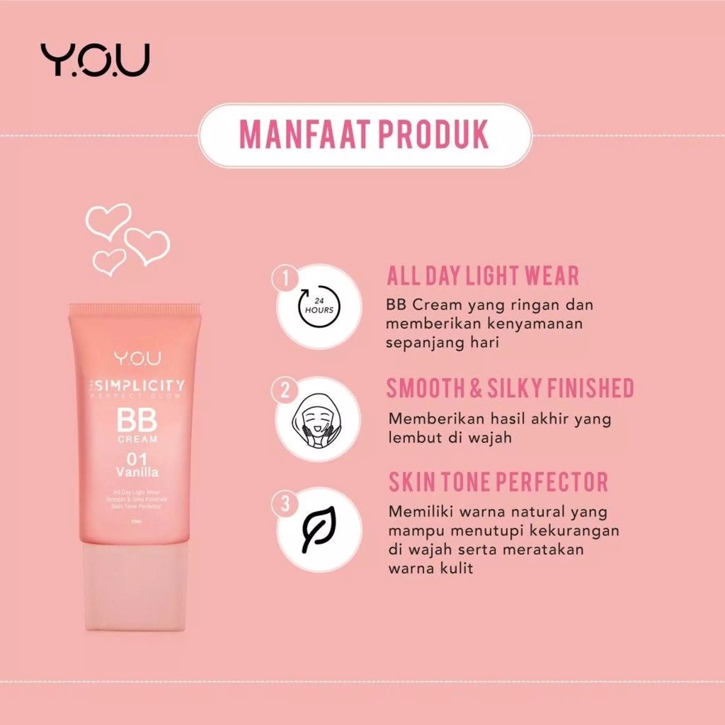 YOU THE SIMPLICITY PERFECT GLOW BB CREAM 25ML