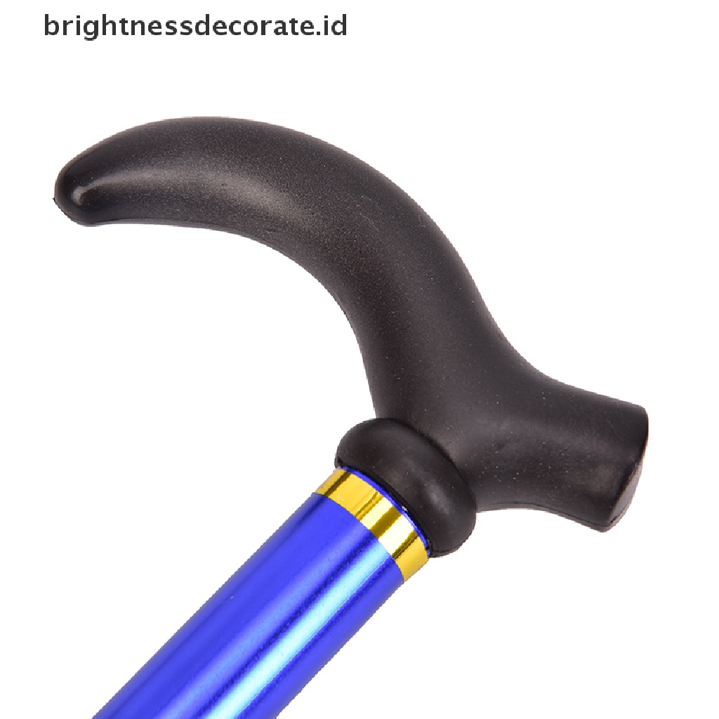 Tongkat Jalan Teleskopis Bahan Aluminum Karet