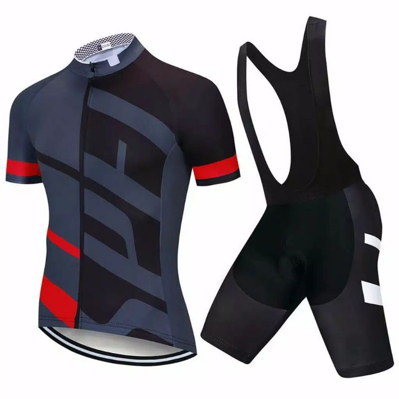 Jersey sepeda road bike  hitam