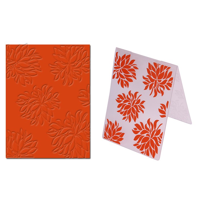 Five Flower Pattern Embossing Folder