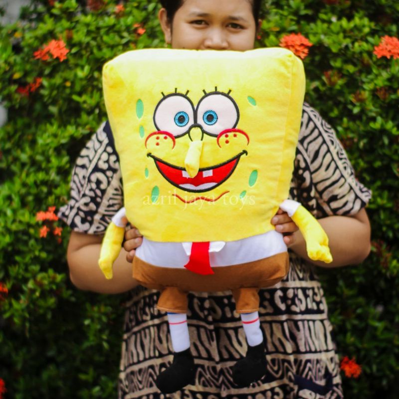 Boneka mainan anak Spongebob squarepants jumbo SNI