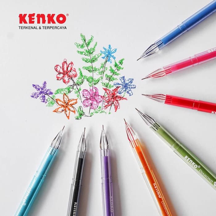 

Pulpen Kenko 8 warna DM-10058